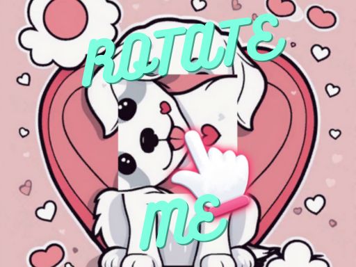 Resim Sevimli Hayvan Döndürme Bulmacası