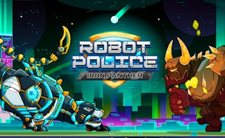 Demir panter polis robotu